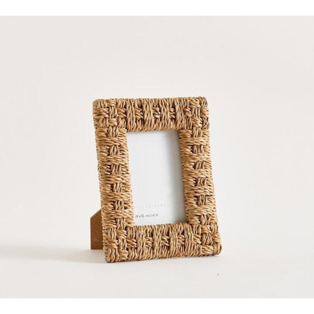 Pottery Barn Capitola 4x6 Picture Frame Natural Wood NIB